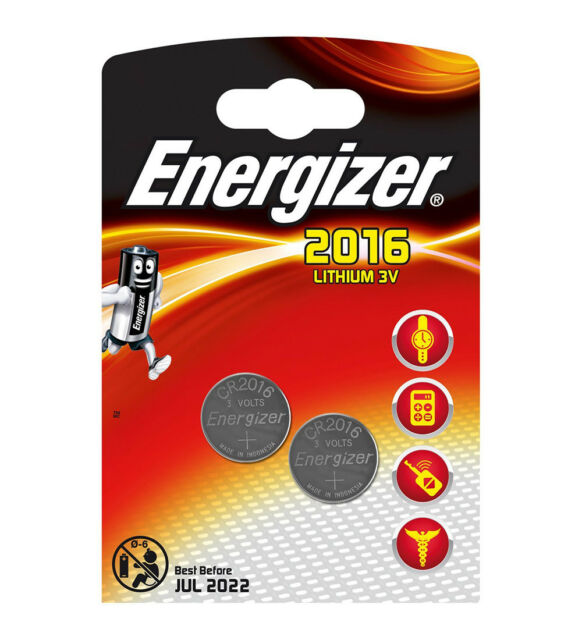 PILA ENERGIZER LITIO CR2016x2p
